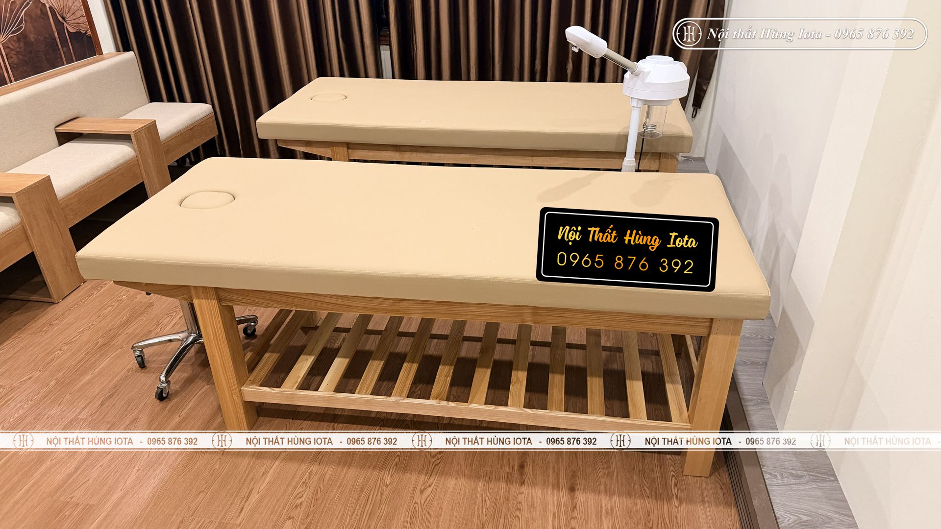 Giường spa massage ở Hồ Tây đẹp giá xưởng