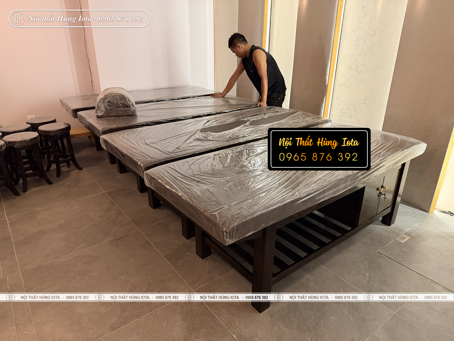 Giường spa massage khách sạn Solar ở Hoàn Kiếm