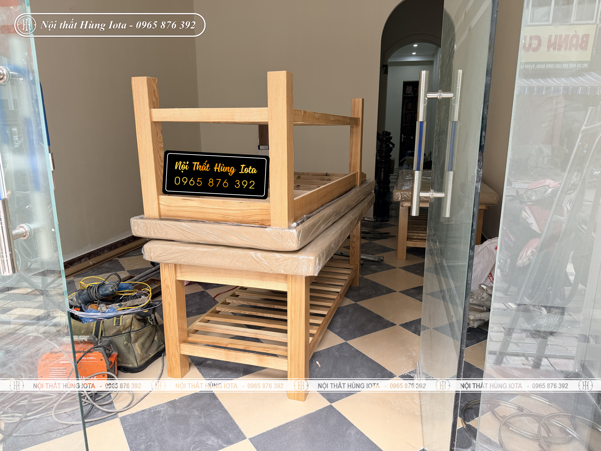 Lắp đặt giường spa Hada Tây Hồ - Lạc Long Quân