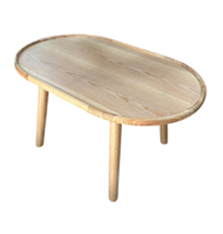 Bàn trà oval 4 chân BGD119 – bàn sofa – cafe