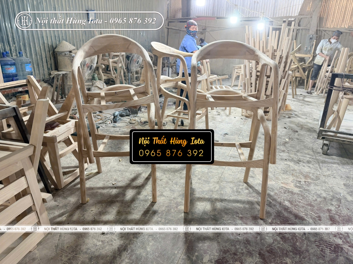 Xưởng gia công ghế Neva mộc