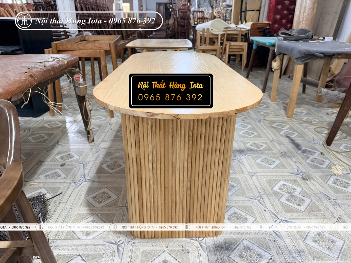 Xưởng sản xuất bàn cafe oval giá rẻ
