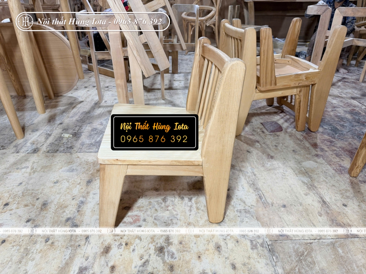 Xưởng sản xuất ghế cafe decor thấp