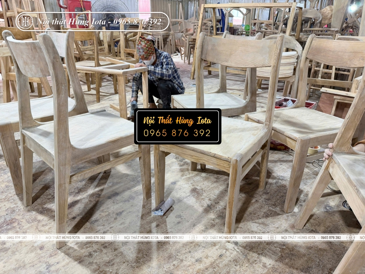 Ghế ăn bella gỗ sồi cao cấp