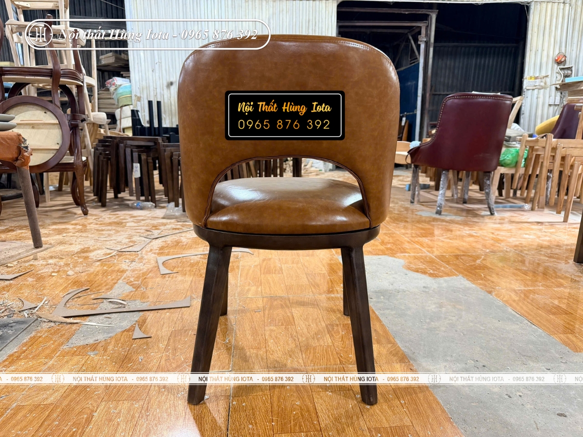 Xưởng sản xuất ghế cafe lưng thoáng