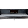 Ghế sofa chờ màu xanh ghi