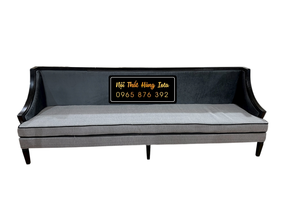 Ghế sofa chờ màu xanh ghi
