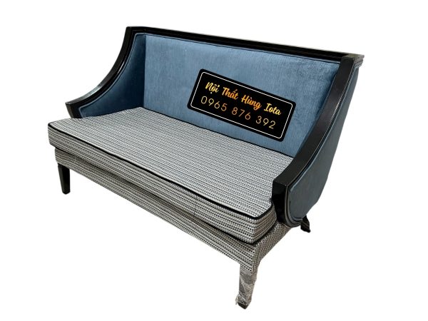Ghế sofa nail màu xanh ghi