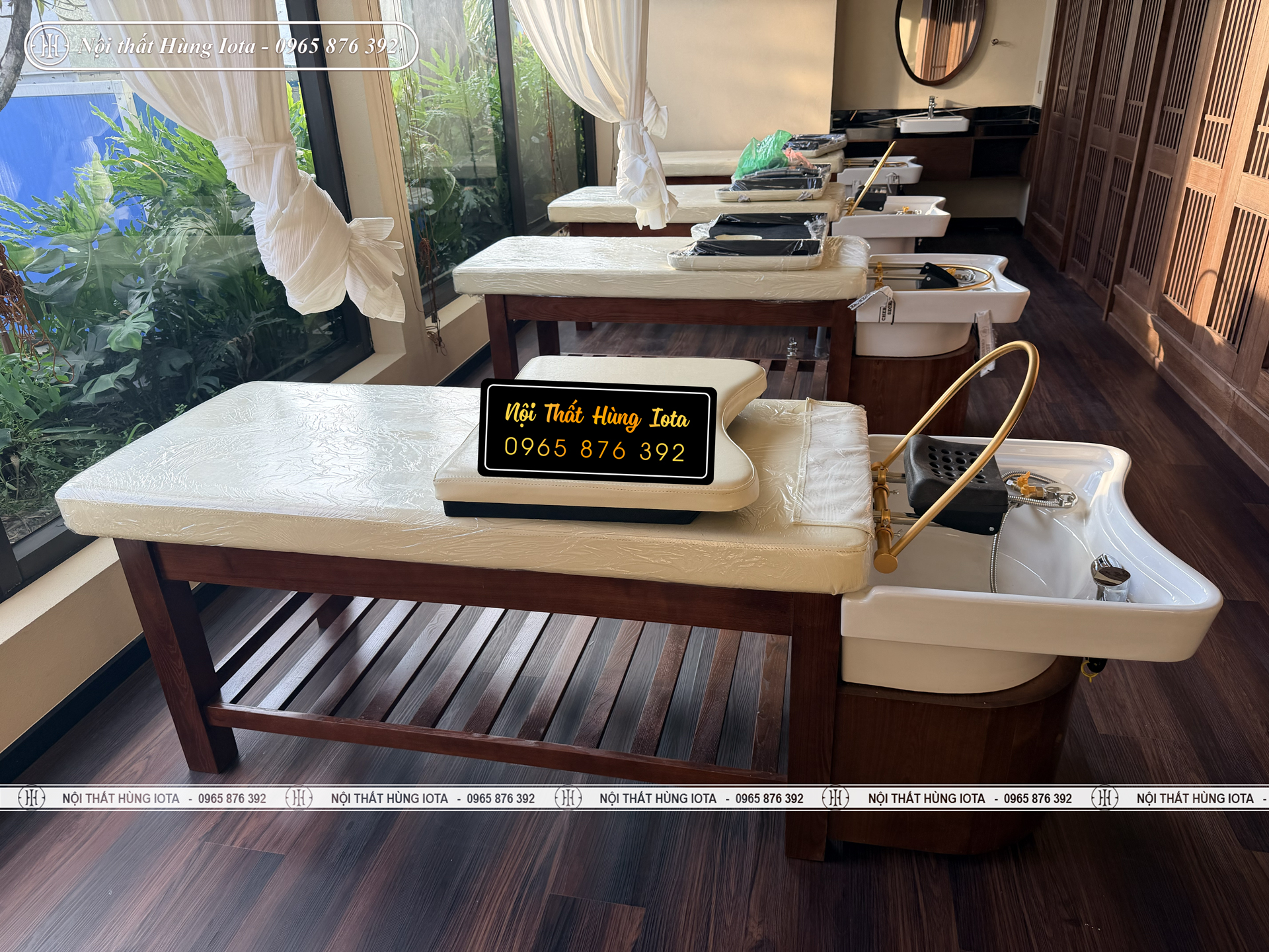 Giường gội đầu dưỡng sinh khách sạn The Grand Dragon