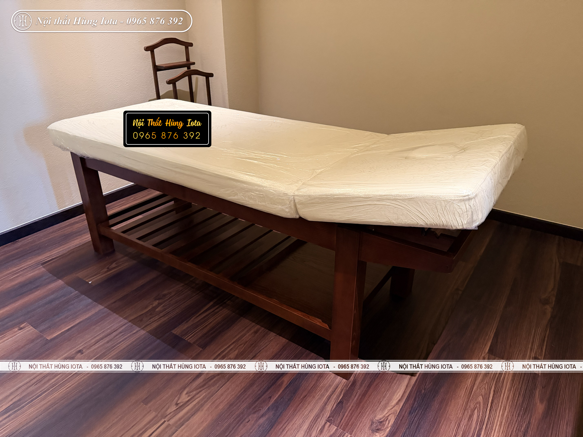 Giường massage nâng đầu cao cấp cho khách sạn ở Móng Cái, Quảng Ninh