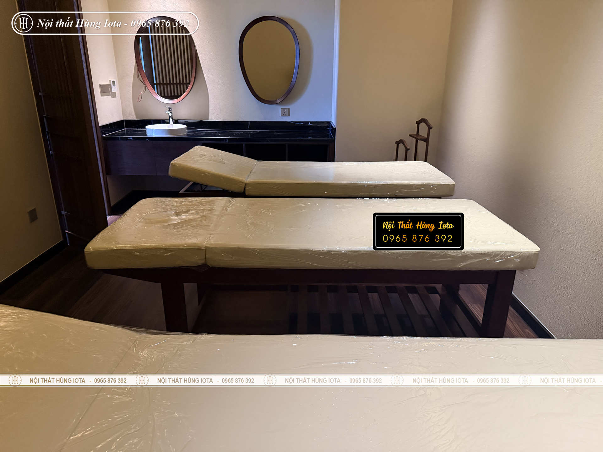 Giường spa nâng đầu cao cấp cho khách sạn ở Quảng Ninh