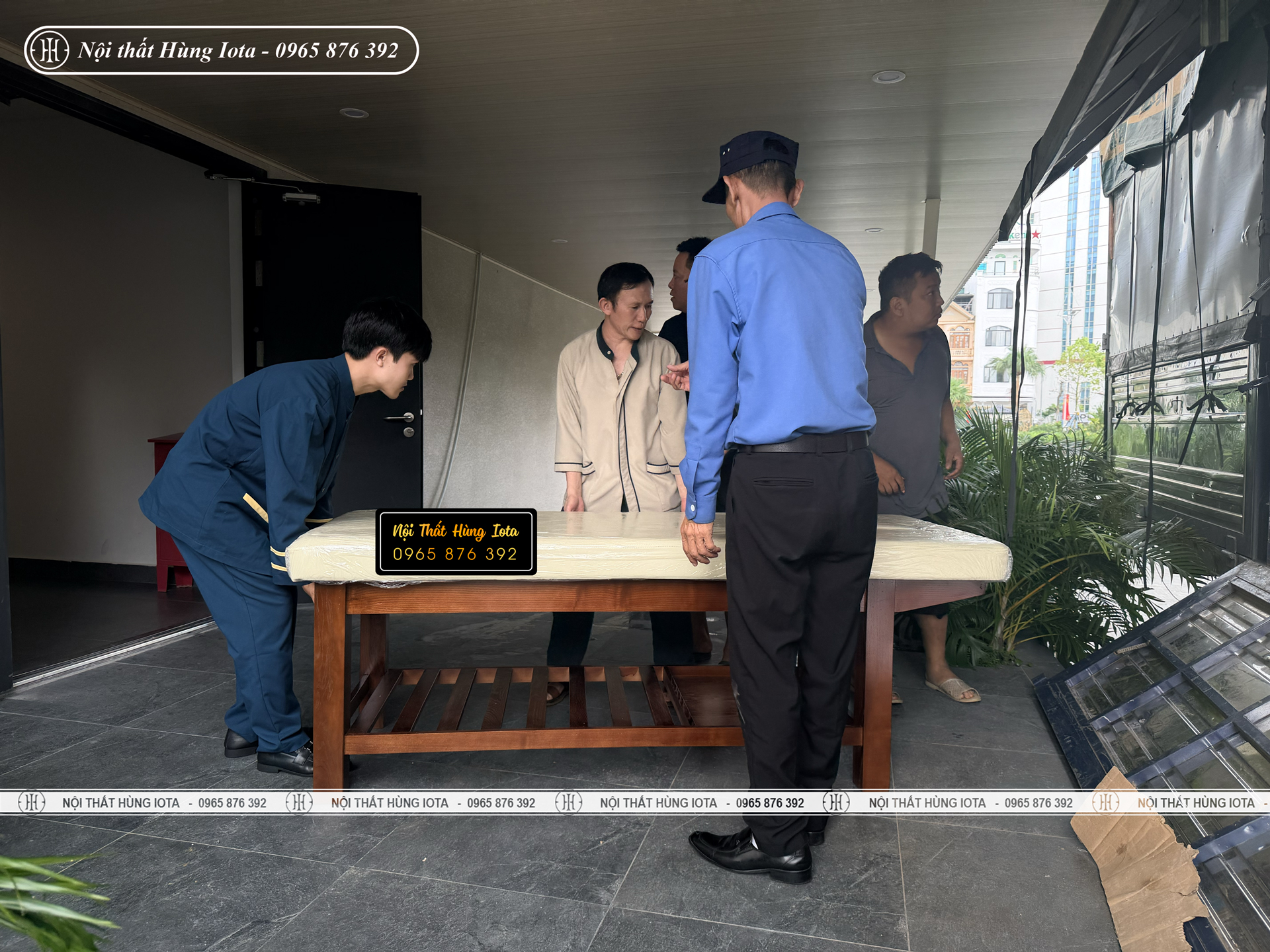 Lắp đặt giường massage body cho khách sạn ở The Grand Dragon
