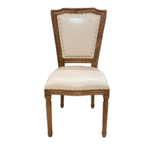 Ghế ăn Louis XVI cổ điển tựa vuông HIGA142