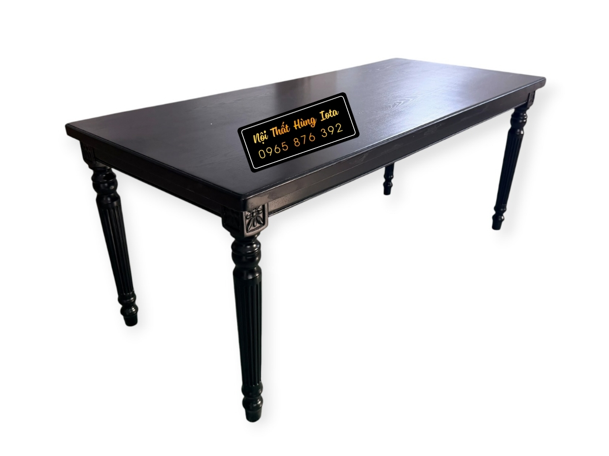 Bàn ăn chân tiện phong cách Indochine BGD177