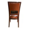 Ghế ăn khách sạn Sala màu da bò