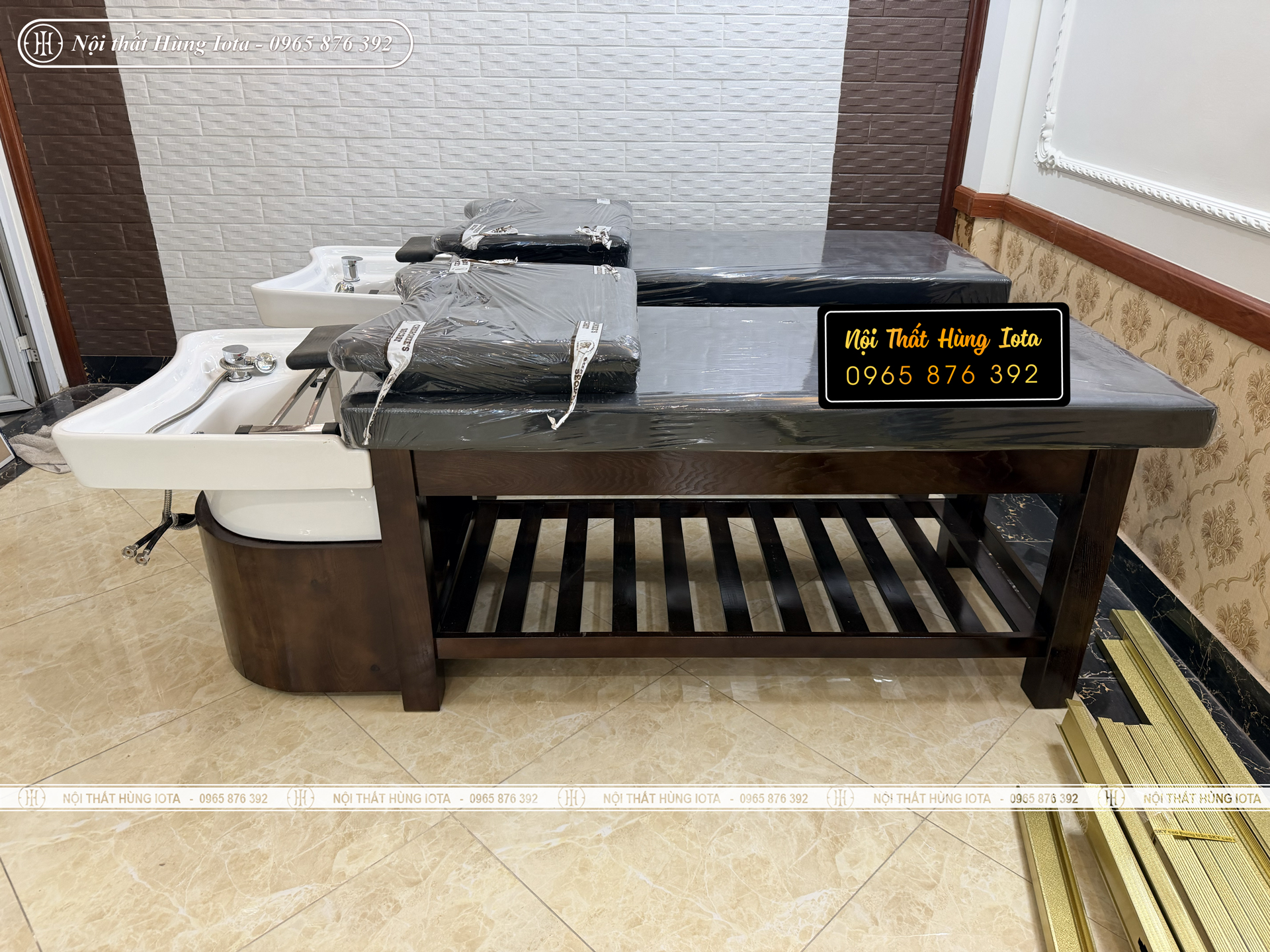 Giường gội đầu 2 in 1 ở Thiên Hiền, Mỹ Đình