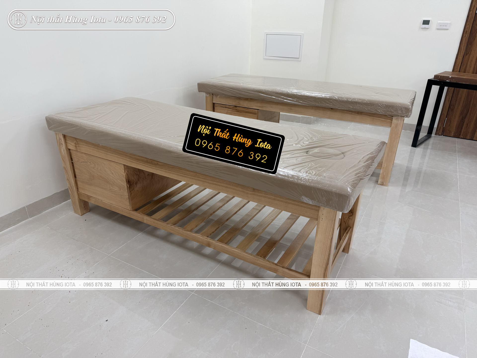 Giường massage bệnh viện Quang Khởi