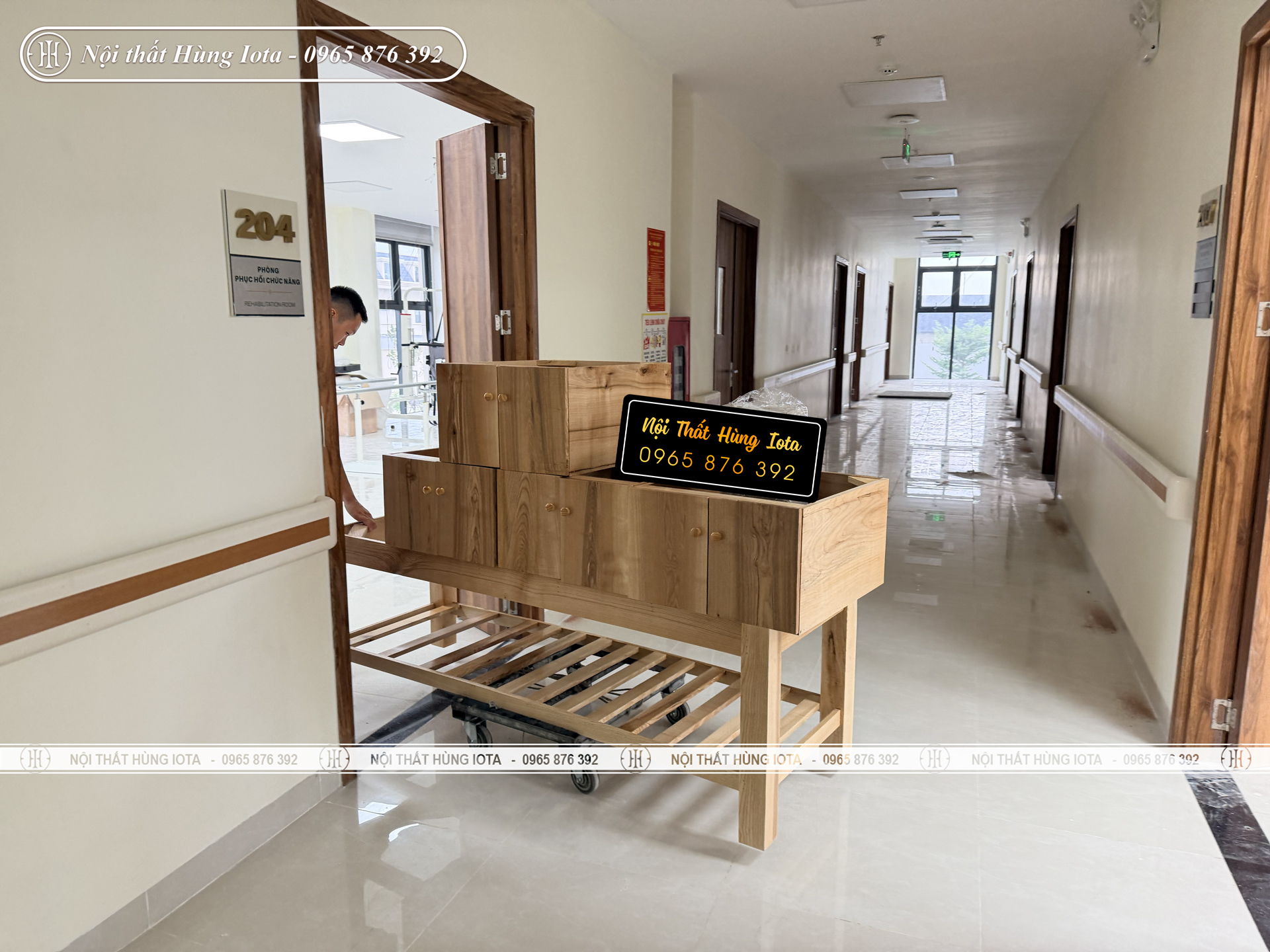 Lắp đặt giường spa bệnh viện Quang Khởi ở Nghệ An