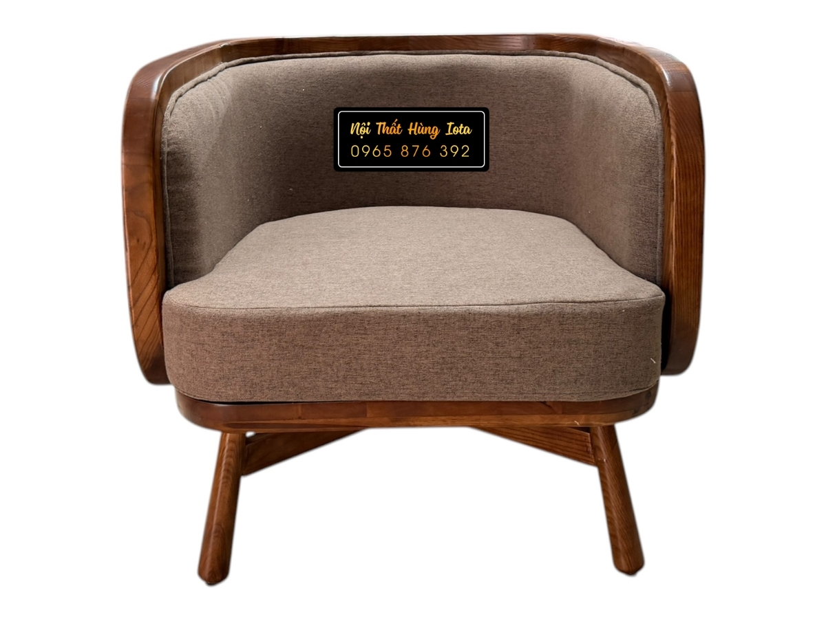 Sofa đơn Porada Alba tựa cong