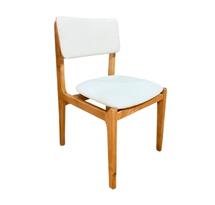 Ghế ăn Amazone màu gỗ – trắng HIGA147