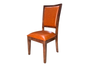 Ghế ăn Sala màu da bò lưng cao HIGA158