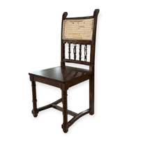 Ghế gỗ indochine tựa mây HIGA151