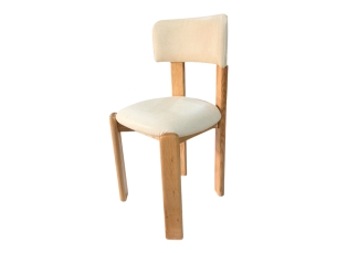 Ghế Hippo chân chữ nhật màu gỗ HIGA157
